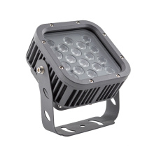 ip65 waterproof led spotlight square outdoor 18w 24w 36w aluminum decorative  remote control rgb led flood light